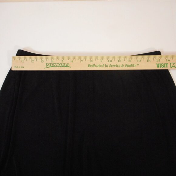 Chico’s Travelers size 3 Women's XL Slinky Knit Pants Black Wide Leg Pull-on - Picture 4 of 9